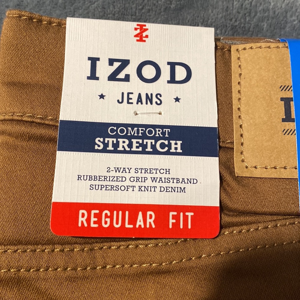 IZOD comfort stretch regular fit jeans NWT - Picture 2 of 4